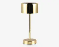 Bordlampe Jeff poleret messing H.30 cm 