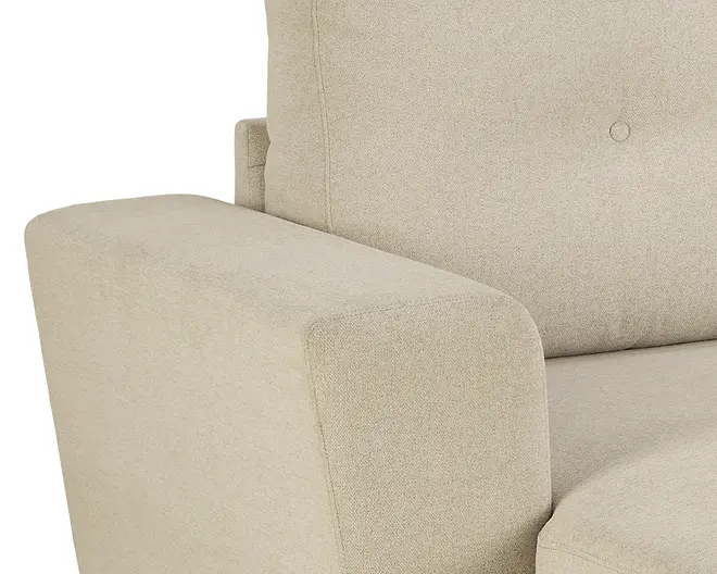 Sovesofa m/posefjedre beige