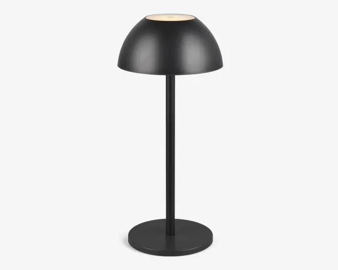 Bordlampe Ricardo mat sort H.30 cm