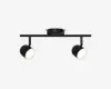 Spot Hall 2 LED sort L.40 cm 