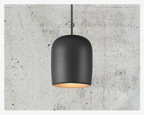 Loftlampe Notti Ø.10 cm Sort