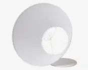 Skærm Emma Casa H. 18,5 cm Hvid