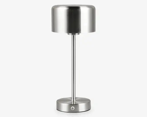 Bordlampe Jeff nikkel H.30 cm