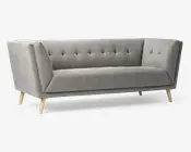 Sofa 3 Pers. Grå stof
