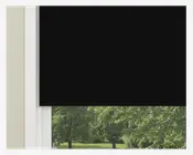 MørkL. Uni m. Kæde 90x210 cm Sort