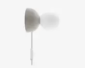 Væg/Bordlampe Moon Hvid Ø.10 cm