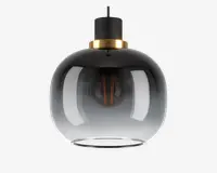 Pendel Oilella røgfarvet/klar Ø.19 cm