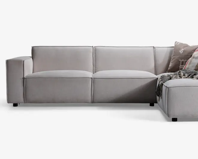 Sofa m/Open End Højrevendt Beige