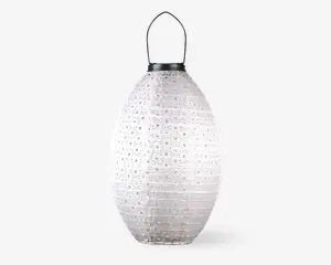 Solar rispapirs lampe hvid Ø.22 cm 