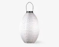 Solar rispapirs lampe hvid Ø.22 cm 