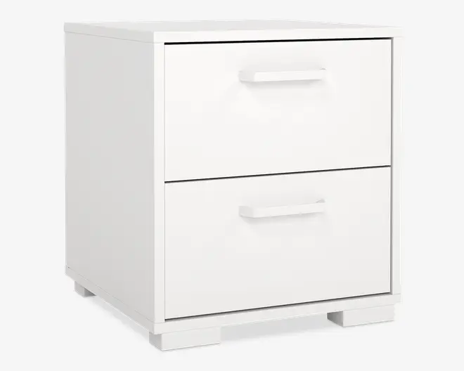 Sengebord Sofia med 2 skuffer