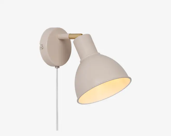 Væglampe Pop Mat Beige Ø.15,5 cm