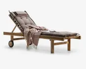 Solvogn massiv teaktræ