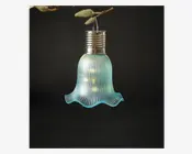 Solcelle blomst aqua Ø.10,7 cm 