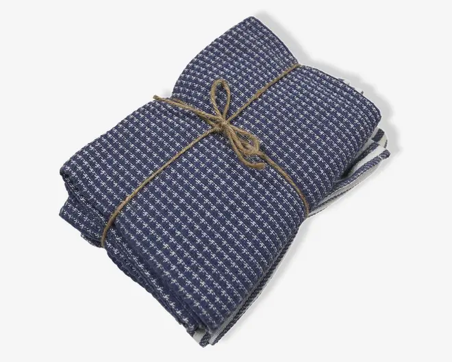 Viskestykker sæt m/2 stk. blå