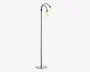 Gulvlampe Glow m. 2 arme sort H.130 cm