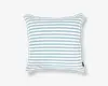 Pude striber lyseblå/hvid 50x50 cm 