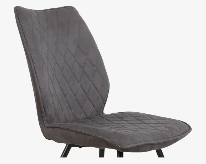 Spisebordsstol Navarra mørk grå