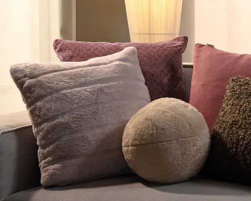Pude Velour/Bomuld Rose