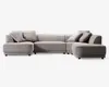 Sofa U-shape Taupe højrevendt