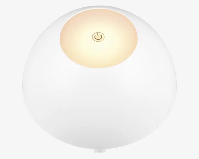 Bordlampe Ricardo mat hvid H.30 cm