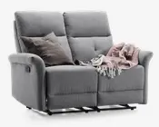 Sofa 2 Pers. m. Recliner Funktion