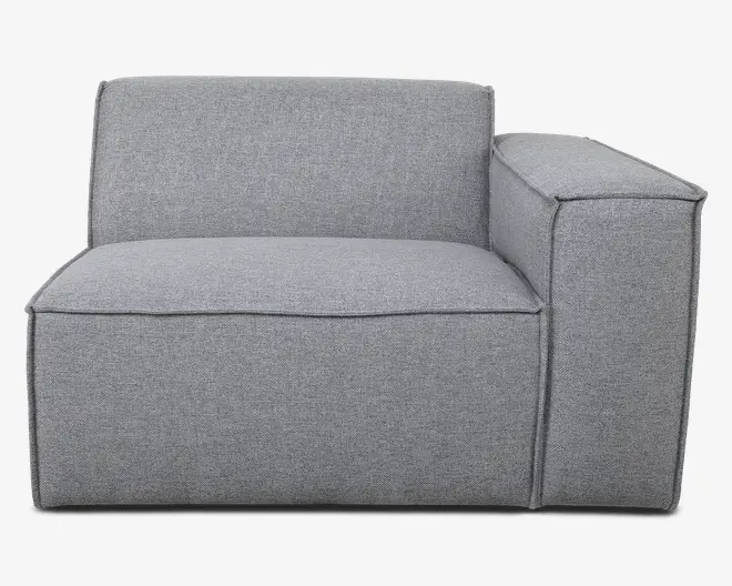 Modul med armlæn til højre Quadrato