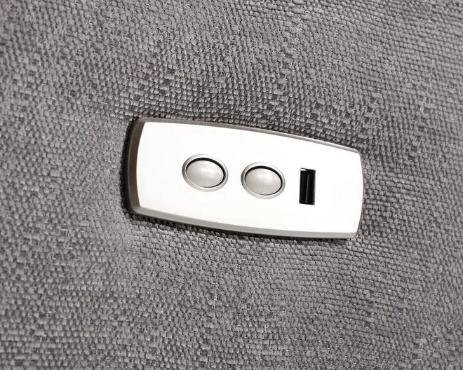 Hvilestol recliner elektrisk grå