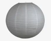 Rispapirlampe hvid Ø.60 cm