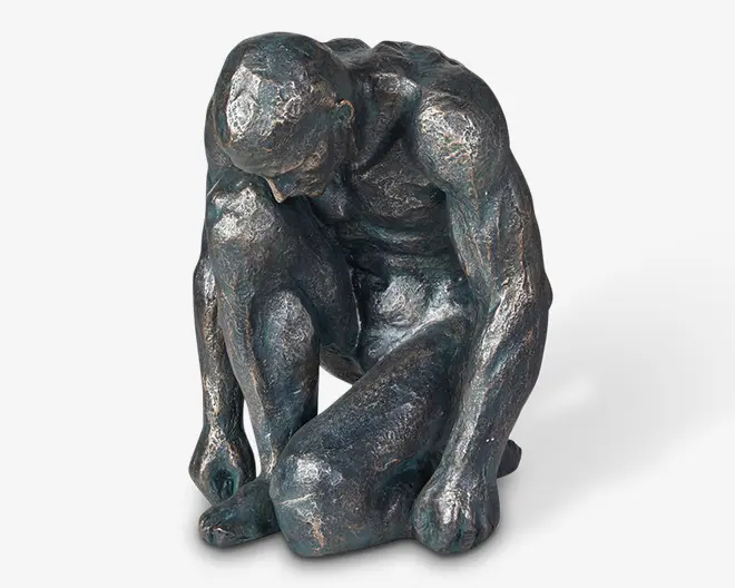 Figur Aya mand 33x42x40 cm 