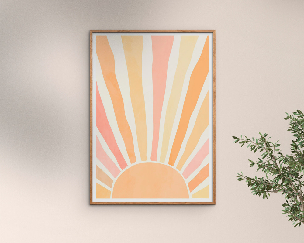 Plakat Boho Sunrise A5