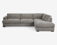 Sofa M/Open End Beige Højrevendt