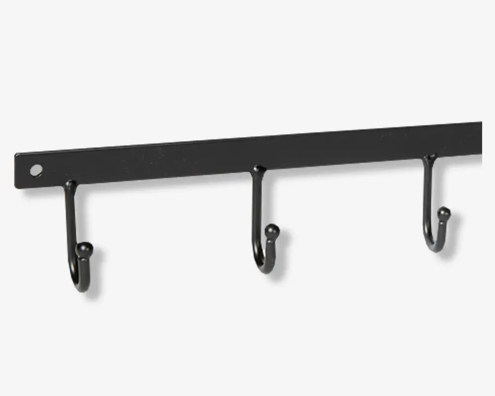 Knagerække m/7 metal L.42 cm 