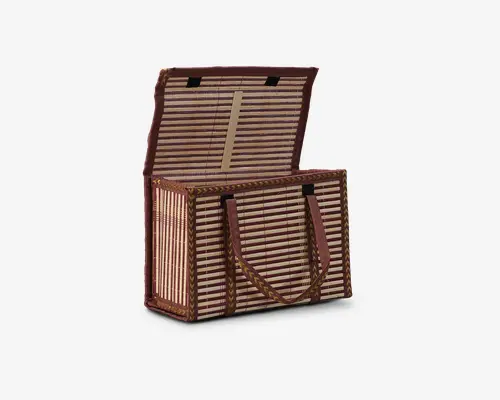 Picnic Kurv Bambus Natur H.20 cm