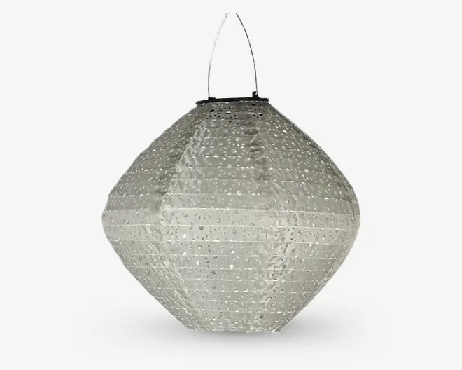 Solar rispapirlampe grøn/grå Ø.29 cm