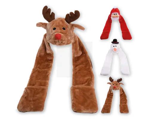 Julehat med håndvarmer ass