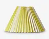 Plisséskærm Stribet Gul/Hvid 21 cm 