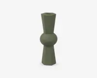 Lysestage Geo Count grøn H.20 cm 