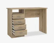 Skrivebord lys eg 50x115 cm