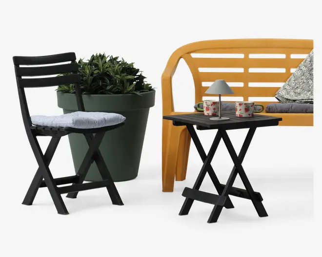 Camping Bord Foldbar 44x44x50 cm