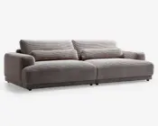 Flyder sofa med bredriflet fløjl