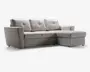 Sovesofa m/posefjedre beige