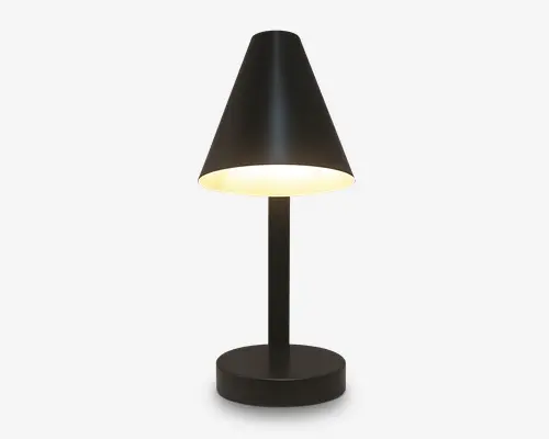 Bordlampe Wilmer sort H.32,9 cm