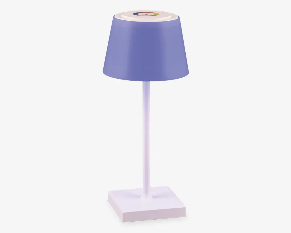 Bordlampe Sanchez mat hvid H.30 cm 
