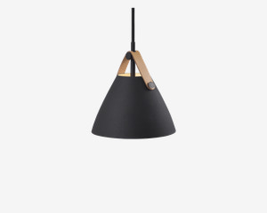 Loftlampe Strap Ø.16,5 cm. Sort