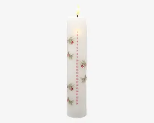 Kalenderlys LED Dansk Jul H.25cm