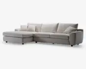 Sofa med XL-chaiselong venstre
