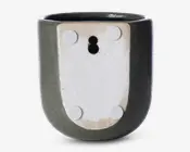 Urtepotteskjuler grøn til væggen 14x13 cm 