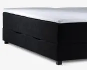 Boxmadras med magasin 180 x 200 cm sort