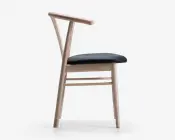 Spisebordsstol i massiv ubehandlet bøg